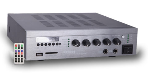 ARTONE PA Mixer Amplifier PMS-1060D 60W Bluetooth MP3 FM Tuner for shop restaurant store music sound system