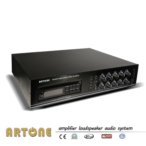 ARTONE Five Zone CD DVD Bluetooth Mixer Amplifier with Echo