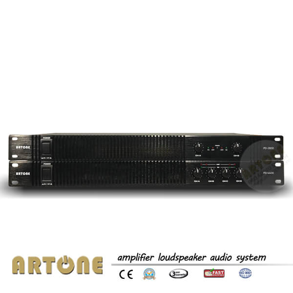 2CH Power Amplifier and 4CH Booster Amplifier ARTONE audio PD-2300 PD-4400